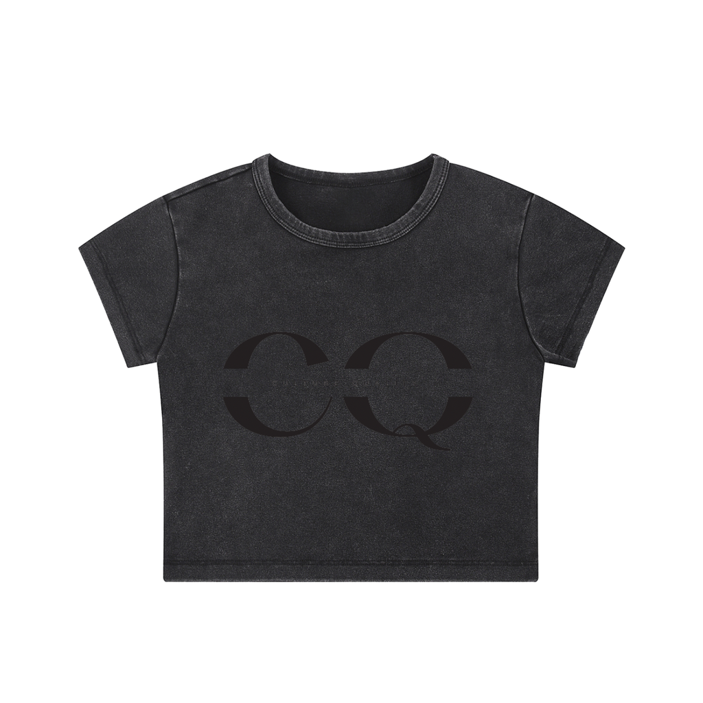 Snow Washed Crop Top